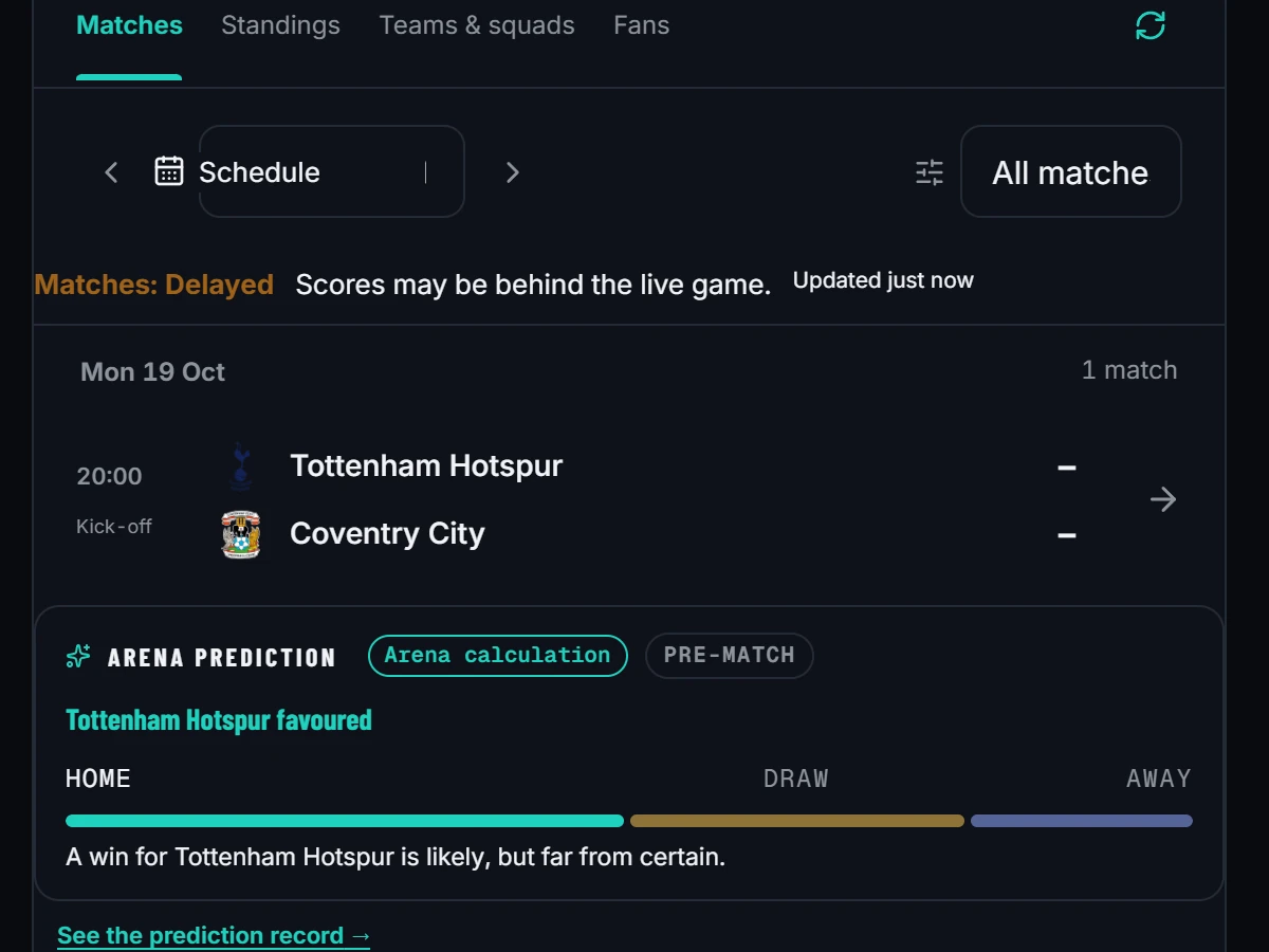 ARENA interface example